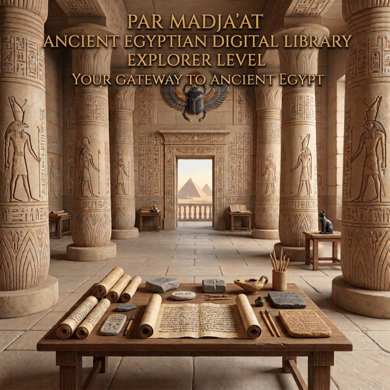 Access to the Par Madja’at Ancient Egyptian Library - Par Madja’at ...