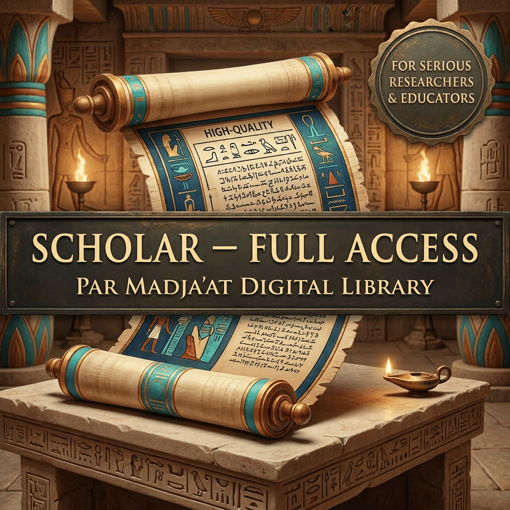 Access to the Par Madja’at Ancient Egyptian Library - Par Madja’at ...